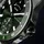 Withings ScanWatch Nova 42 mm grün, FKM-Armband mit Edelstahlschnalle silber