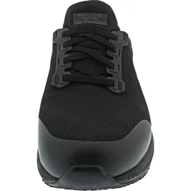 SKECHERS Squad SR Myton Sneaker, Black Textile Synthetic, 42