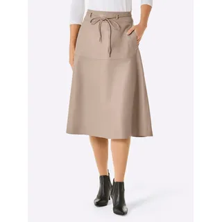 MAINPOL Lederrock beige