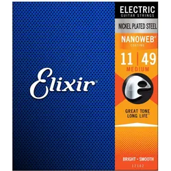 Elixir 12102 Nanoweb Medium | 011-049 - Saiten E-Gitarre