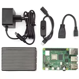 BerryBase Raspberry Pi 4 Computer Modell B, 8GB RAM, Full Armor Kit