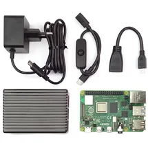 BerryBase Raspberry Pi 4 Computer Modell B, 8GB RAM, Full Armor Kit