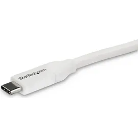 Startech StarTech.com USB-C To Usb-C Cable W/ 5A Pd - M/M - White - 4 M (13 Ft.), USB2C5C4MW