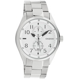 Oozoo Damen Armbanduhr Timepieces Analog Metall silber UOC10630 - Silber