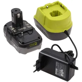 RYOBI Akku 18 V 2,0 Ah 1 Stück + Schnellladegerät