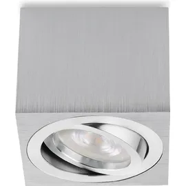 Sweet Led 5W eckig Aluminium silber