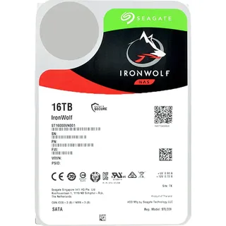 Seagate IronWolf 16 TB 3,5'' ST16000VN001