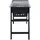 vidaXL Camping-Grill schwarz