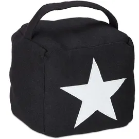 Relaxdays Türstopper Stern, mit Griff,