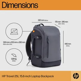 HP Travel 25 Liter (15,6 Zoll)
