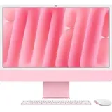 Apple iMac 2024 24.0 Standardglas M4 10-Core CPU 10-Core GPU 24GB RAM 512GB SSD Mouse + Keyboard mit Touch-ID und Ziffernblock – BTO MD2U4D/A pink