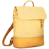 Zwei Rucksack / Daypack Jana JR13 Sunny Gelb Damen