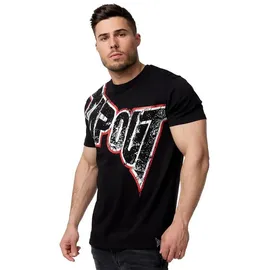 TapouT Herren T-Shirt normale Passform Bernardino schwarz|weiß S