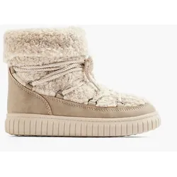 Boots - Damen - beige
