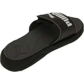 Puma Royalcat Comfort Slide Schwarz/Castlerock Weiß 49,5