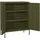 deluke Aktenschrank 80 x 35 x 101,5 cm Olivgrün