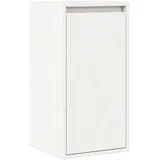 vidaXL Wandschrank Weiß 30x30x60 cm Massivholz Kiefer