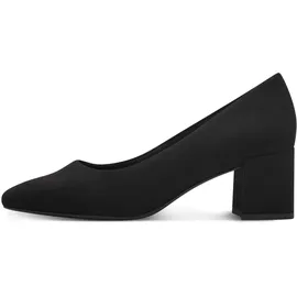 Marco Tozzi Damen Pumps mit Blockabsatz Vegan, Schwarz (Schwarz), 40 EU