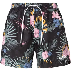 Badeshorts »CALALA«, mit tropischen Muster, Gr. M - N-Gr, Black 003, , 91439561-M N-Gr