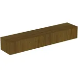 Ideal Standard Waschtischplatte Conca ohne Ausschnitt 2387x505mm Walnuss Dunkel, Alte Nr.2019, TV787 TV787Y5