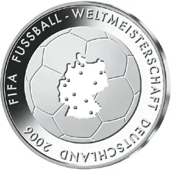 Bund 10 Euro Fußball-WM-Ausgabe 2003 st