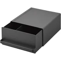 Yamazaki Schublade für Arbeitsplatte Stahl, Schwarz