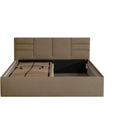 Halmon Schlafkomfort Betten Madera 180 x 200 cm H2 Beige