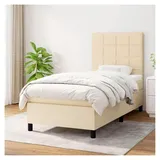 Lattenrost für Bett und Matratze, 90 x 190 cm, creme
