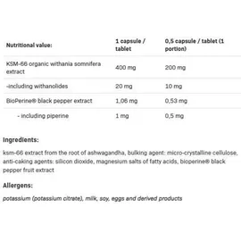 ALLNUTRITION Ashwagandha KSM-66 Tabletten 100 St.