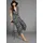 LAURA SCOTT LAURA SCOTT, Damen, Gr. 46, N-Gr, schwarz (schwarz, gemustert), Single Jersey, Obermaterial: 95% Viskose, 5% Elasthan, gemustert, figurbetont ca. Mitte Wade, V-Ausschnitt, Overalls Jumpsuit, mit V-Ausschnitt