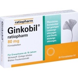 GINKOBIL ratiopharm 80 mg Filmtabletten