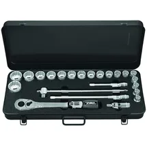 MATADOR Schraubwerkzeuge Steckschlüsselsatz 12-kt. 23-tlg. 12,5 mm