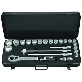 MATADOR Schraubwerkzeuge Steckschlüsselsatz 12-kt. 23-tlg. 12,5 mm