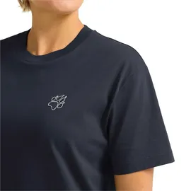 Jack Wolfskin Curious Kurzarm-t-shirt - Plant Dark Navy - XS