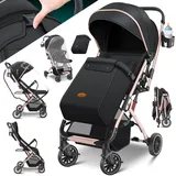 Kidiz Kinderwagen Schwarz