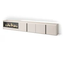 SKRAUT HOME Lowboard 315x50 cm Beige Holzwerkstoff