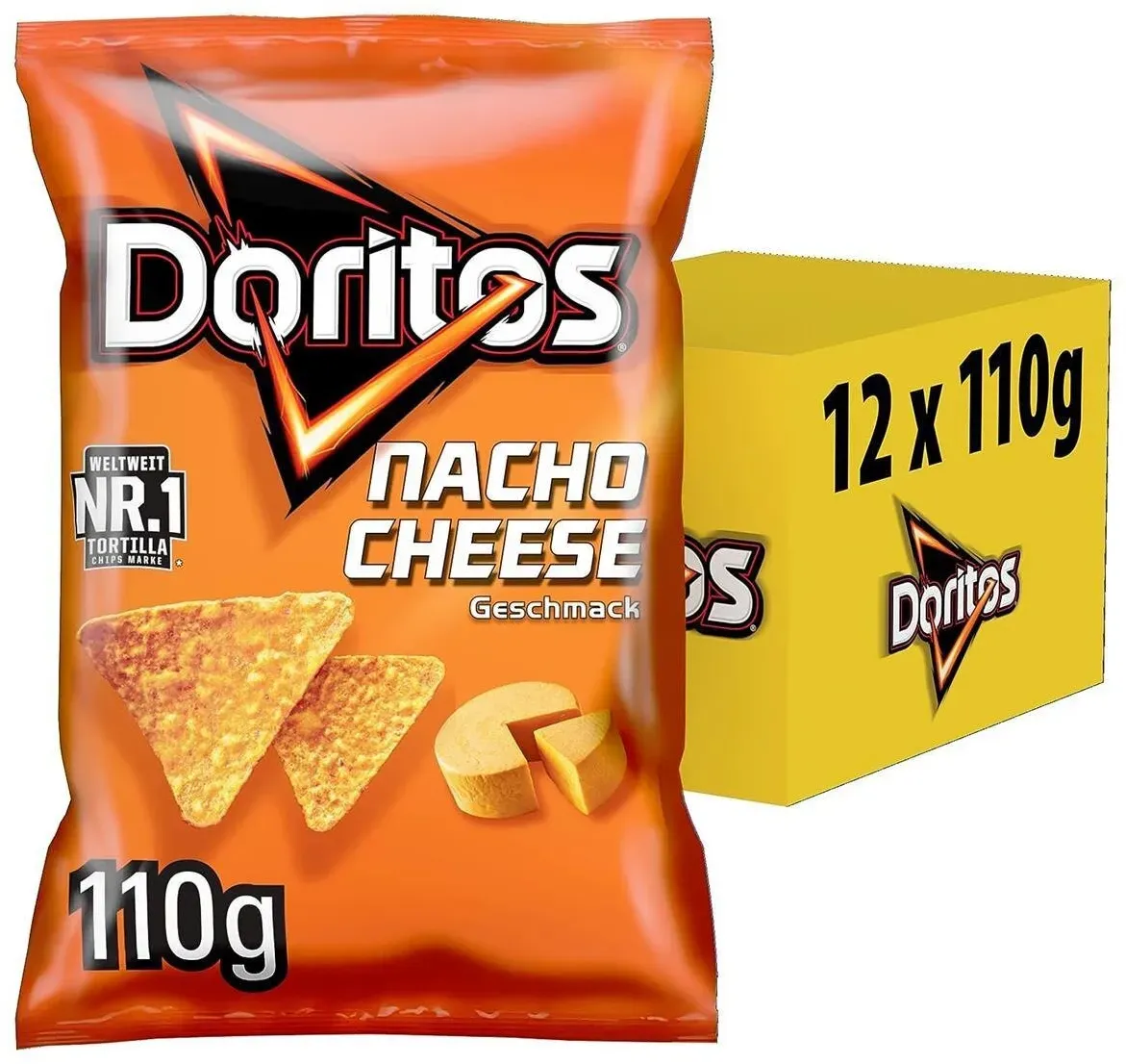 Preisvergleich Produktbild Doritos Nacho Cheese 12x110g