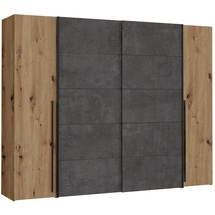 Forte Narago 270 x 210 x 61 cm artisan eiche/betonoptik dunkelgrau