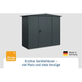 EcoStar Trend-S Typ 1 2,38 x 1,07 m anthrazitgrau Einzeltür