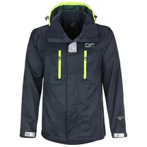 Dry Fashion Herren Regenjacke Segeljacke Baltic - Allwetterjacke Outdoorjacke Jacke Sailing Wasserdicht Winddicht Atmungsaktiv in Blau Größe XXL - XXL