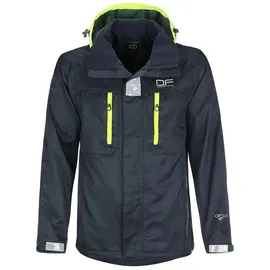 Dry Fashion Herren Regenjacke Segeljacke Baltic - Allwetterjacke Outdoorjacke Jacke Sailing Wasserdicht Winddicht Atmungsaktiv in Blau Größe XXL - XXL
