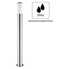 monzana Außenleuchte Edelstahl 100,0 cm inkl. Bewegungsmelder Silber