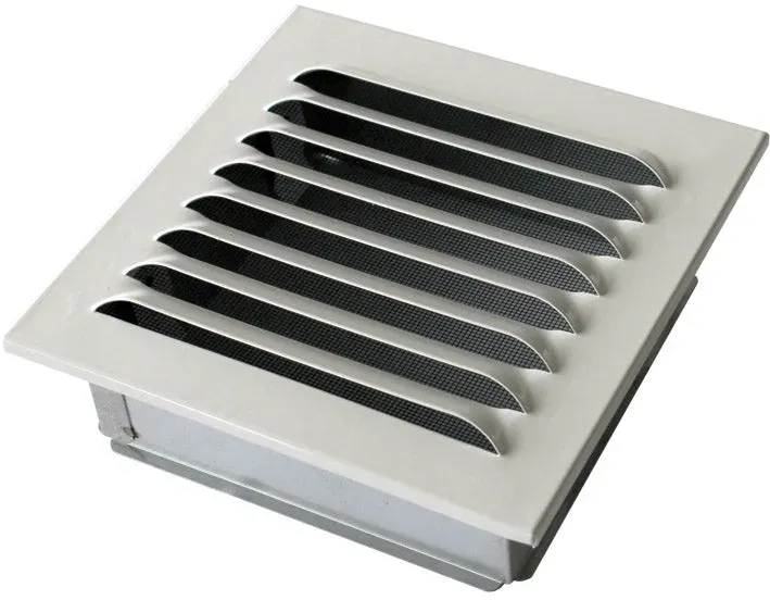 Wetterschutzgitter -  140 x 185 / 100 x 160 / 55 - weiß RAL 9016