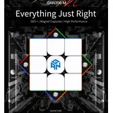 GAN 356M 3x3 magnetic Cube inkl. GES Kit Zauberwürfel Speedcube Magic Cube Ma...