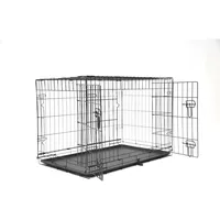 nordic paws Wire cage L 92 x 57 x 64 cm Schwarz