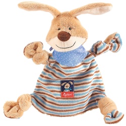 Sigikid Schmusetuch Schnuffeltuch Semmel Bunny, Blau, Braun, Textil, 20x7x27 cm, unisex, Spielzeug, Babyspielzeug, Schnuffeltücher