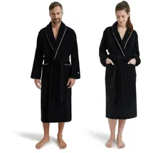 Möve Homewear Schalkragenmantel black XXL