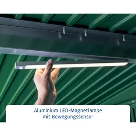 Hörmann LED-Magnetlampe mit Bewegungssensor 3,4 x 43 cm Aluminium Silber