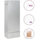 vidaXL Räucherofen mit Holzspänen Verzinkter Stahl 364745