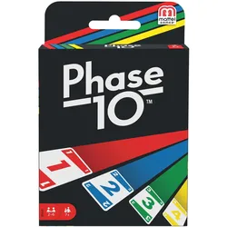 Mattel Games Phase 10,  Kartenspiel, Gesellschaftsspiel, Familienspiel, Kinderspiel